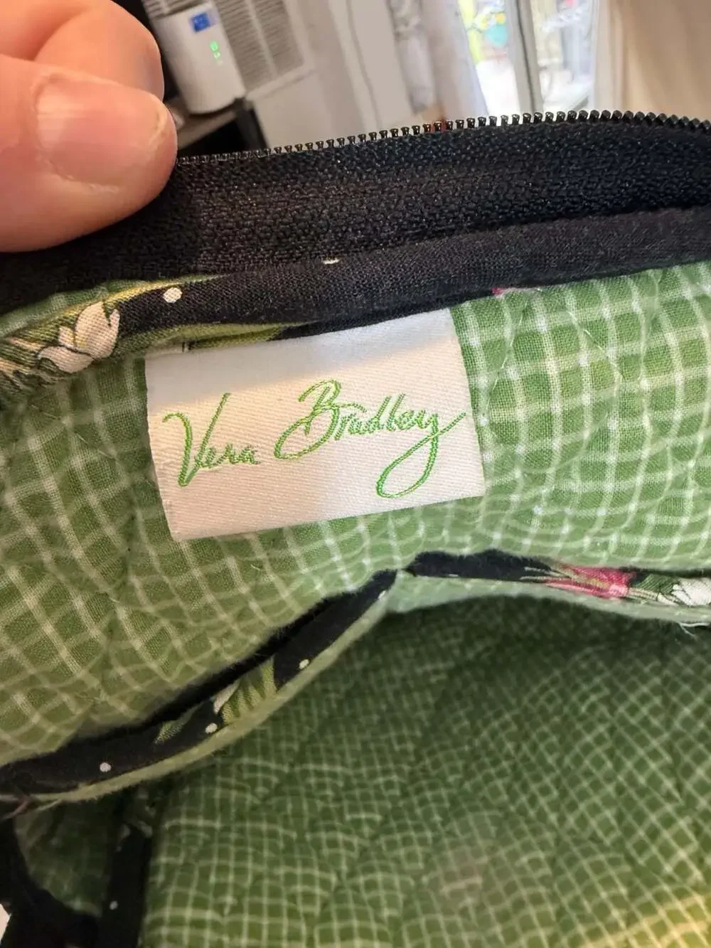 Vera Bradley Small Quilted Backpack in Retired New Hope Pattern